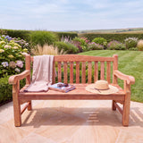 Teak Garden Furniture Harmony Bench - Contemporary Teak Garden Furniture Bench - UK and Ireland garden setting - image 2 Teak Garden Furniture Harmony Bench - Contemporary Teak Garden Furniture Bench - UK and Ireland garden setting - image 2