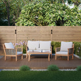 Portofino Teak Sofa Set Portofino Teak Sofa Set