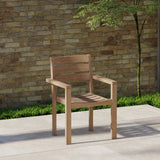 4 x Marlow stapelstoelen met kussens.
