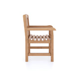 1 poltrona Warwick in legno di teak e cuscino.