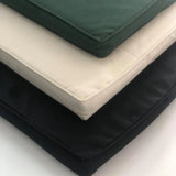 4 sillas apilables Oxford de teca para jardín (incluye cojines)