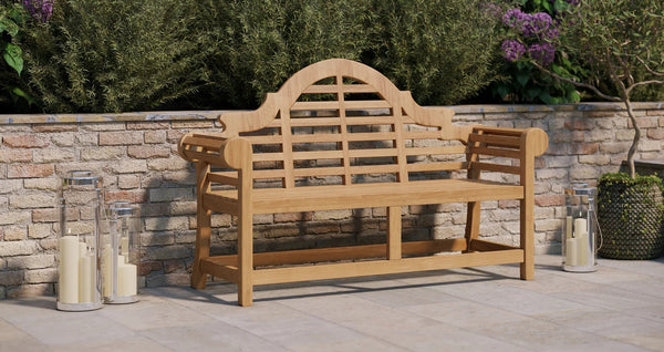 Teak garden benches