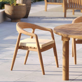2 x Sydney Chairs with Cushions – Premium Teak Outdoor Lounging Chairs