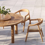 2 x Sydney Chairs with Cushions – Premium Teak Outdoor Lounging Chairs