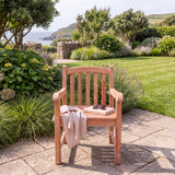 Warwick Teak Hardwood Armchair - Premium Teak Outdoor Seating - UK and Ireland garden setting - image 3