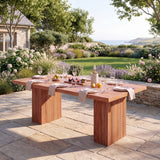 Belgravia Dining Table - Timeless Teak Outdoor Dining Table - UK and Ireland garden setting - image 1