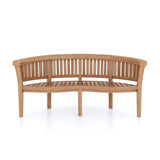 Teak Garden Furniture Set - 2m Sunshine Table with San Francisco Seating, Cushions Included.