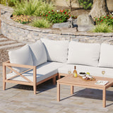 Amalfi Corner Teak Sofa Set