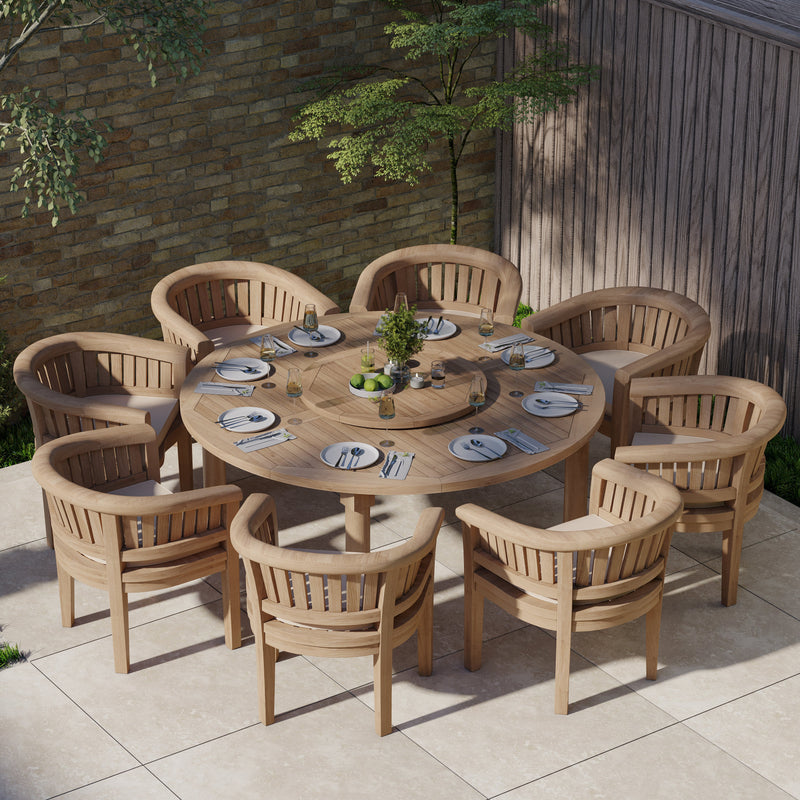 Teak Garden furniture Cover 180cm Set