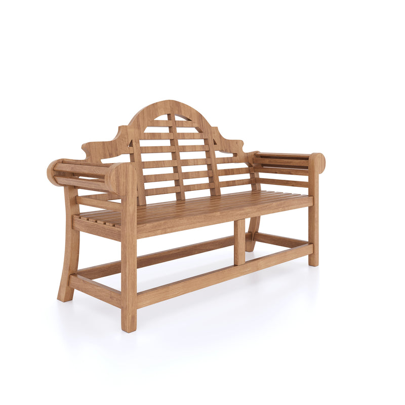 Teak Lutyens Coffee Set ( 1 x Bench, 1 x Coffee Table)