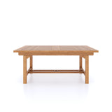 Teak garden furniture 180-240cm rectangular extendable table, 4cm top.