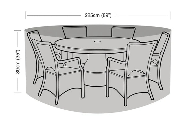 Copertura per set da giardino da 150 pezzi.