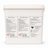 Luxus Teak Care Kit - Teak Cleaner, Restorer and Sealer