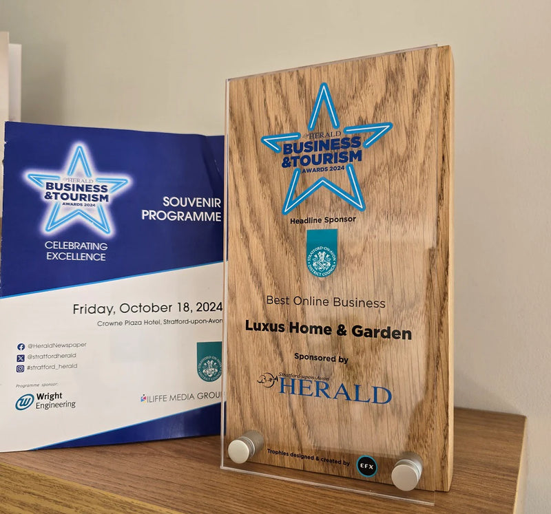 Award badge – erkenning voor het merk Luxus
