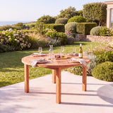 Luxor 150cm Round Teak Table with 4cm Table Top